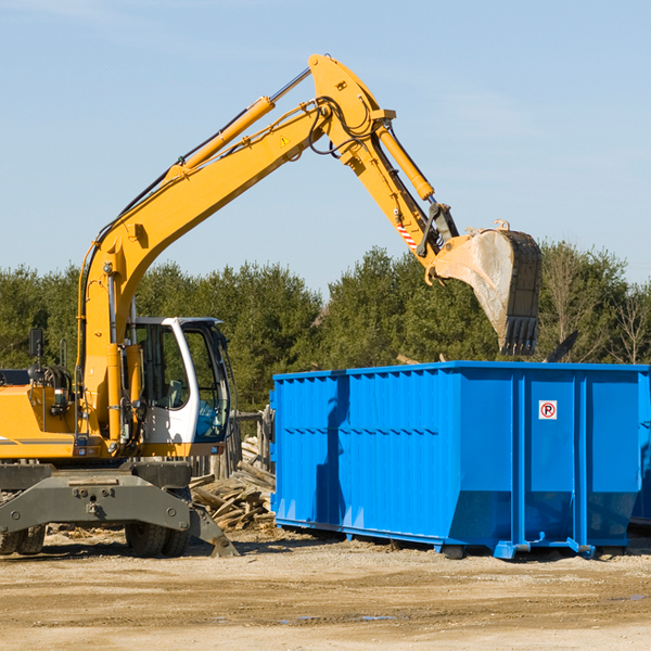 is there a minimum or maximum amount of waste i can put in a residential dumpster in Tannersville